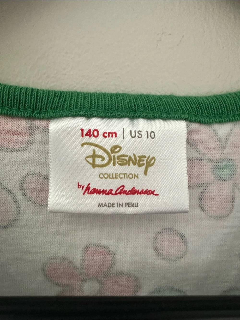 Hanna Andersson Sleeveless 100% Cotton White Floral & Mickey Print Play Dress